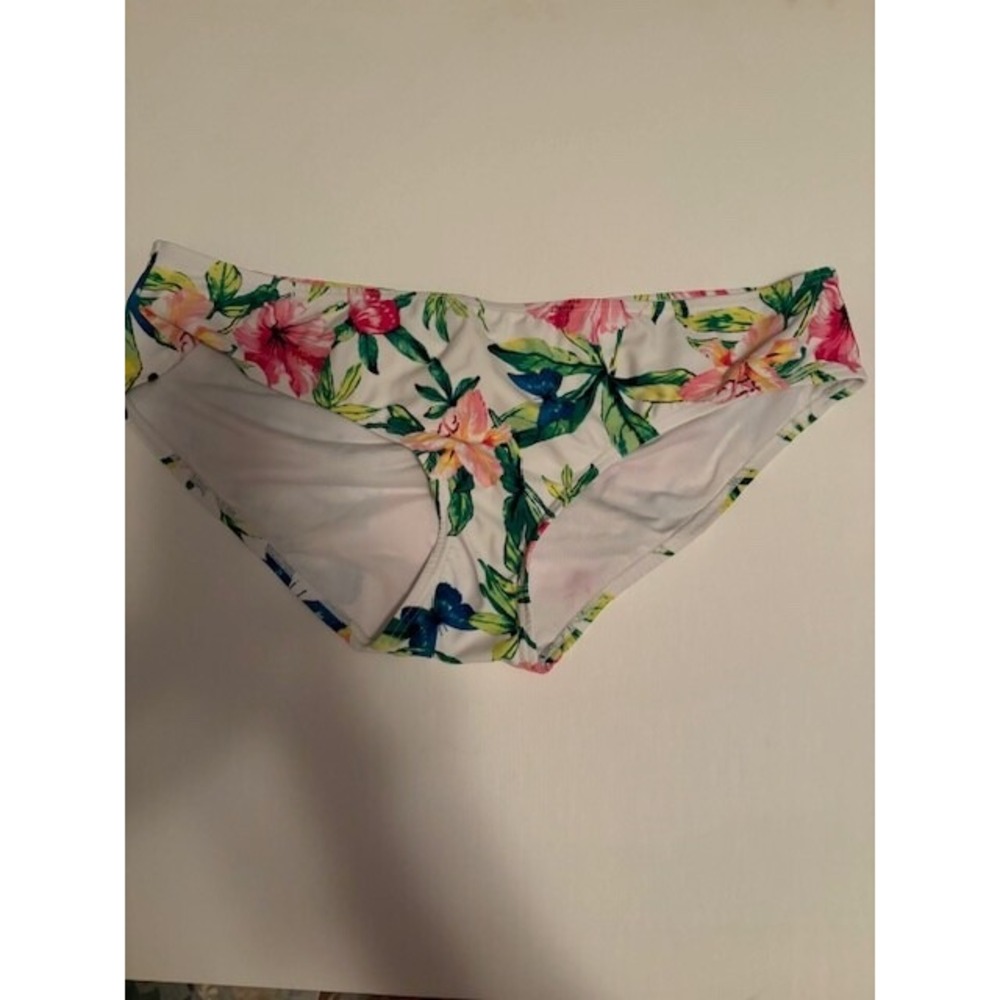 Smart & Sexy bikini bottom white floral size large